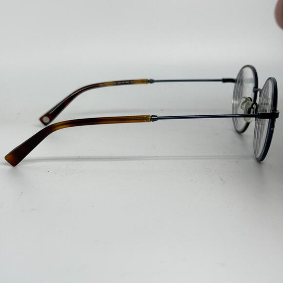 Warby Parker Eyeglasses Milton 2550 Brushed Navy Round Frame 50[]19 142 H19896 - Picture 4 of 7